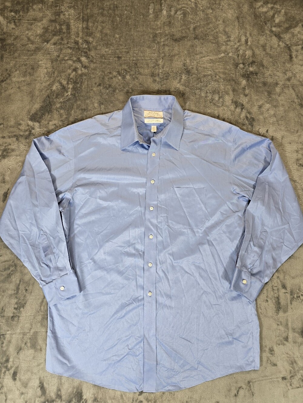 Roundtree & Yorke Gold Label Presidential Button Up Shirt Size 16 1/2 33 XL